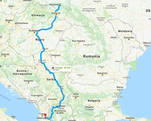Najlepsza trasa z Polski do Albanii – uniknij męczących dróg