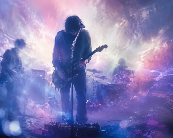 Zespół grający shoegaze, w otoczeniu psychodelicznych wizualizacji. Gitara, perkusja i bas tworzą eteryczny dźwięk.