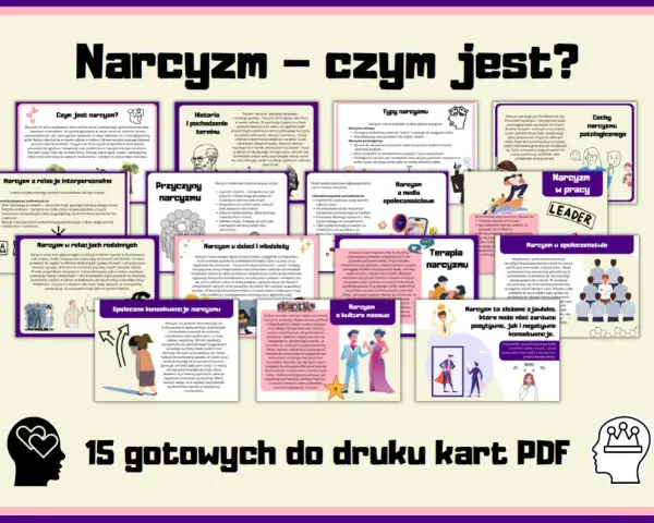 Narcyzm - czym jest? Odkryj przyczyny, typy, konsekwencje i terapię narcyzmu. Poznaj wpływ narcyzmu na relacje, media i społeczeństwo.