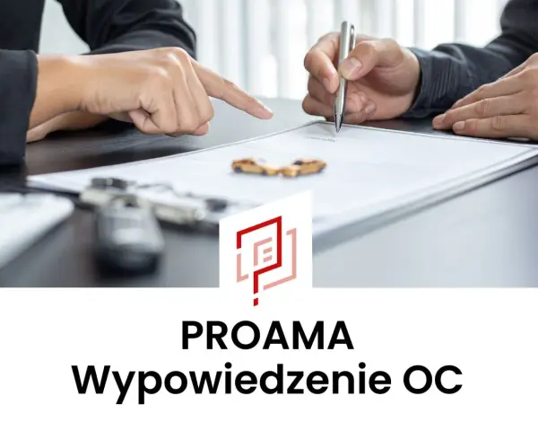 Podpisanie dokumentów, kluczyki i zabawkowy samochód symbolizują proama wypowiedzenie OC.