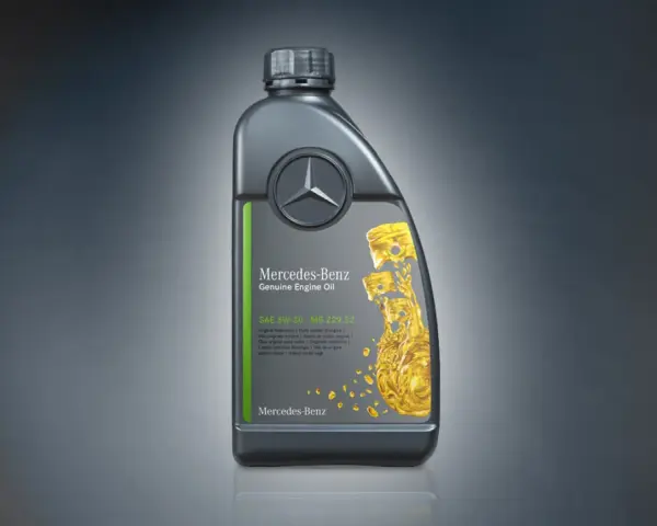 Olej silnikowy Mercedes-Benz SAE 5W-30 MB 229.52. Zapewnia optymalną ochronę silnika.