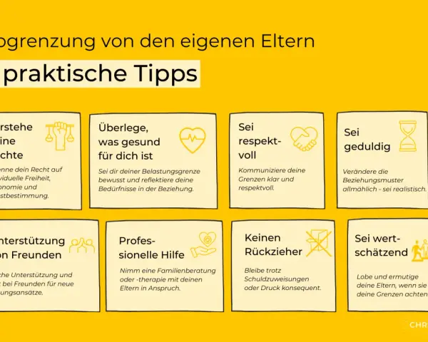 8 Tipps für gesunde Grenzen zu Eltern, die helfen, wenn man sich um erwachsene Kinder sorgt.
