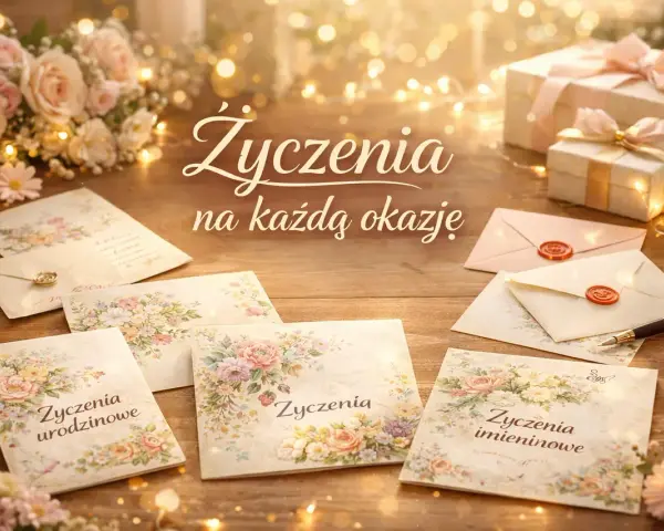 Piękne kartki z życzeniami urodzinowymi dla szwagierki, ozdobione kwiatami i światełkami.