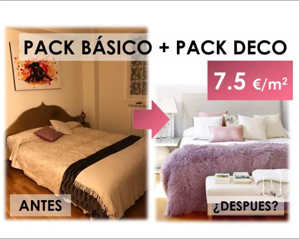 Transforma tu dormitorio sin cambiar muebles. Antes, una cama sencilla. Después, un oasis acogedor con textiles y cojines. ¡Renovar dormitorio sin cambiar muebles es posible!