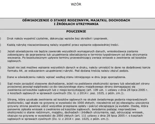 Pierwsze oświadczenie majątkowe: Stan na dzień czy za okres?