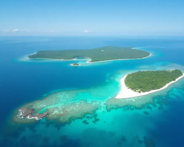 Rajskie wyspy z bujną zielenią i turkusową wodą, otoczone rafą koralową. Czy to właśnie tak wygląda Zanzibar?