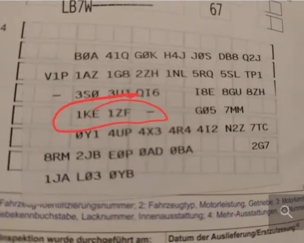 Fahrzeugausstattung: 1KE 1ZF, Bremsen-Optionen. Die PR-Nummer 1KE 1ZF steht für eine spezielle Bremsenausstattung.