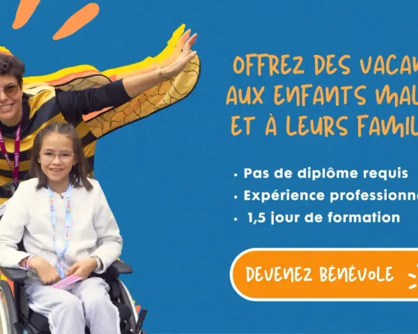 Une bénévole déguisée en abeille offre des vacances aux enfants malades. Pas d'obligations à respecter, juste de la joie à partager.