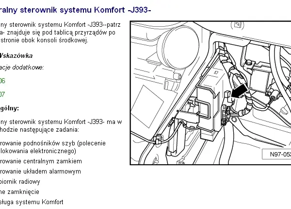 Lokalizacja modułu komfortu VW Sharan: gdzie jest i jak go znaleźć