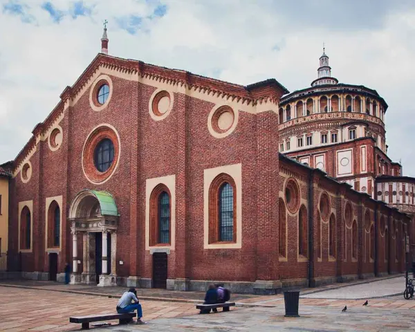 Bazylika Santa Maria delle Grazie w Mediolanie, miejsce słynnej Ostatniej Wieczerzy.