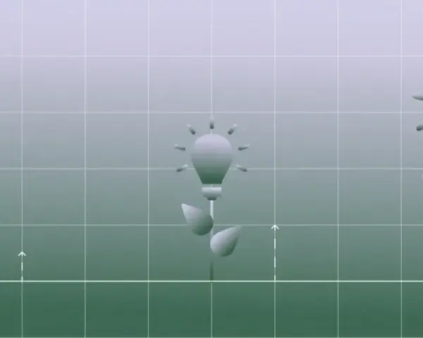 Three lightbulb plants grow on a grid, symbolizing business growth and how to find investors for a business.