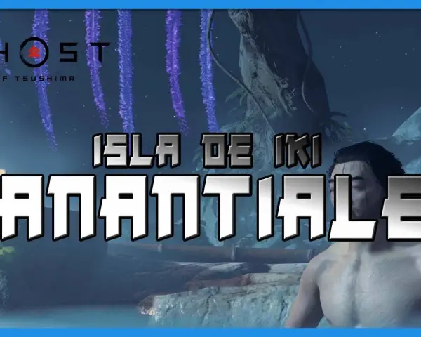 Jin Sakai se relaja en los manantiales de la Isla de Iki en Ghost of Tsushima.