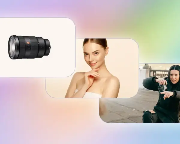 Obiektyw 400 mm, modelka i fotografka.