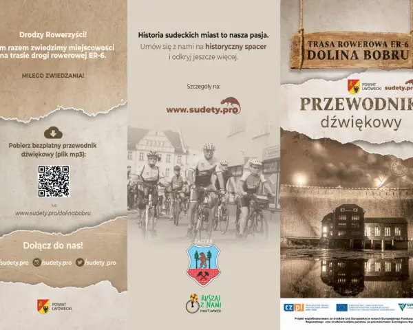 Trasa rowerowa ER-6 Dolina Bobru zaprasza na dźwiękową podróż po Sudetach. Odkryj historię i piękno regionu.