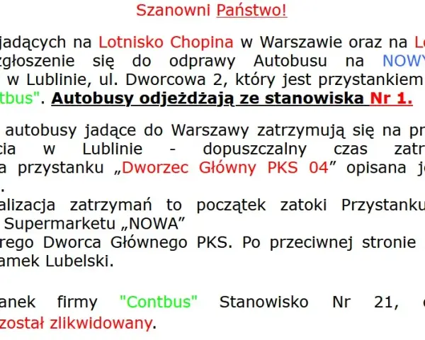 Contbus Warszawa-Lublin: Rozkład, ceny, bilety Wszystko, co musisz wiedzieć