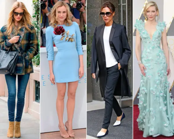 Cuatro mujeres muestran estilos que van desde el casual elegante hasta el de gala.