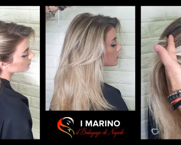 Capelli lunghi con schiariture biondo cenere naturale, un look sofisticato e luminoso.