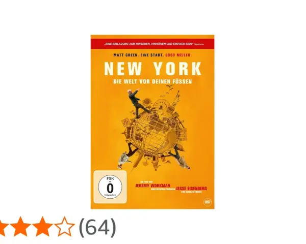 DVD-Cover "New York: Die Welt vor deinen Füßen". Perfekt für deinen auslandssemester new york Traum!