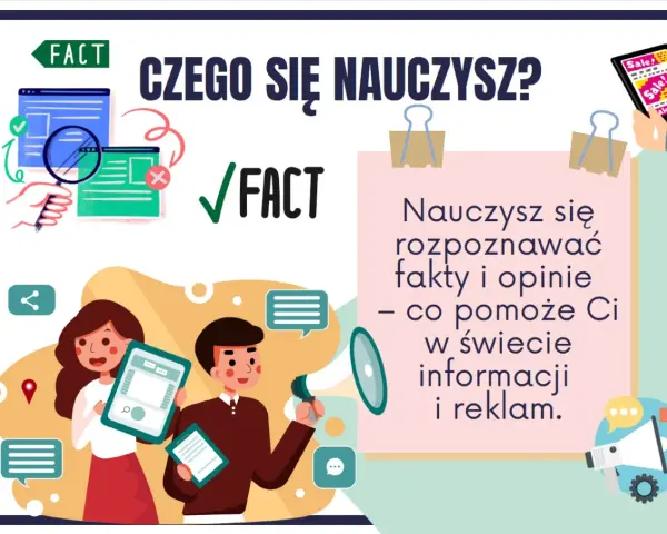 Ciekawostki o języku polskim: nauczysz się rozpoznawać fakty i opinie, co pomoże Ci w świecie informacji i reklam.