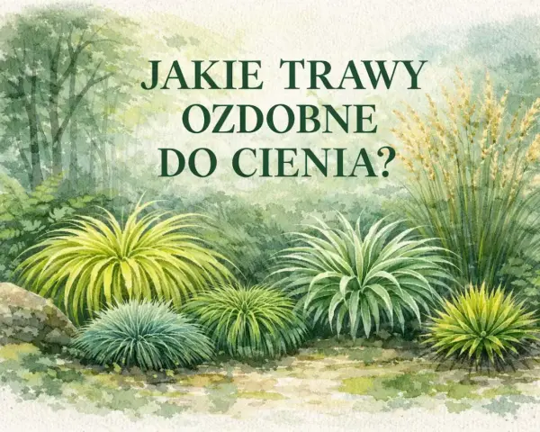 Witaj w świecie traw ozdobnych do cienia! Różnorodne formy i odcienie zieleni tworzą malowniczy zakątek.