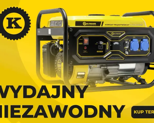 Agregat prądotwórczy K-PGB4000EU5 od firmy Kaltmann. Wydajny i niezawodny sprzęt.