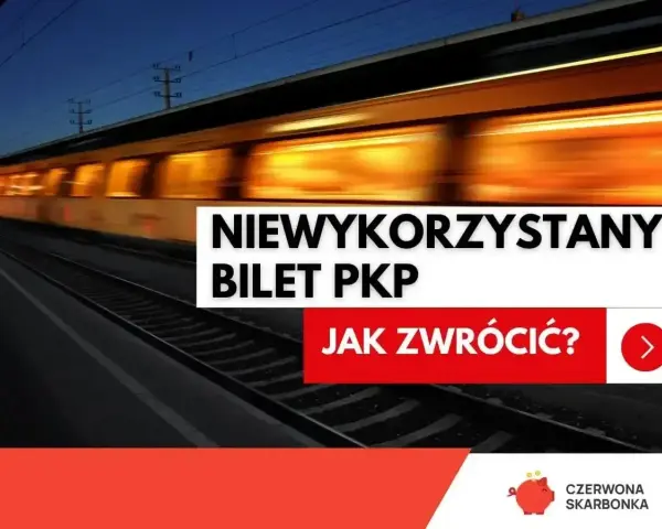 Pędzący pociąg PKP. Dowiedz się, jak dokonać zwrot biletu, gdy podróżnik nie skorzystał z przejazdu.