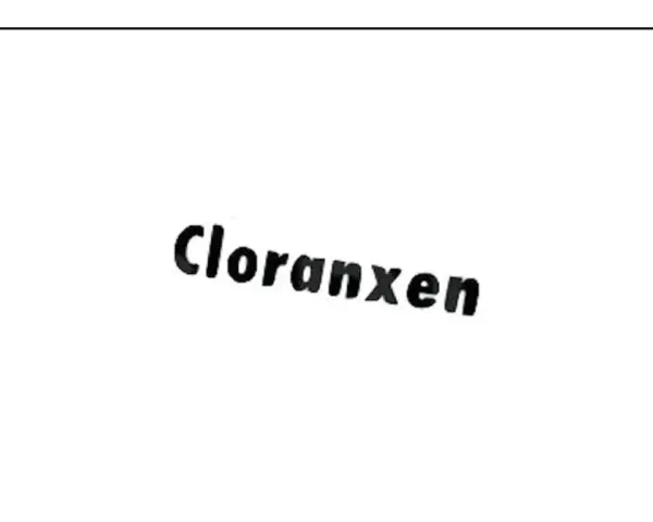 Napis "Cloranxen" na białym tle.
