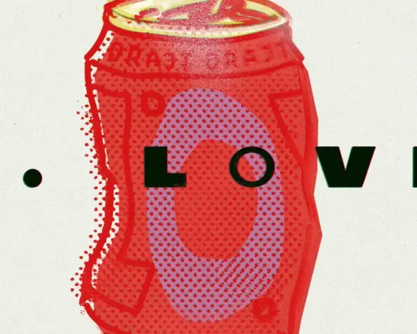 T.LOVE - nowa płyta w puszce! Kolorowa grafika z napisem T.LOVE, stylizowana na puszkę napoju.