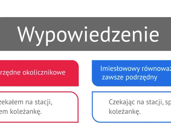 Wyjaśnienie: zdanie podrzędne okolicznikowe "Kiedy czekałem na stacji, spotkałem koleżankę" kontra imiesłowowy równoważnik zdania "Czekając na stacji, spotkałem koleżankę".
