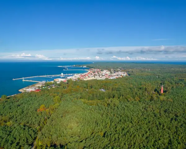 Widok na Półwysep Helski, port, miasto i las. Mnóstwo atrakcji czeka na odkrycie!