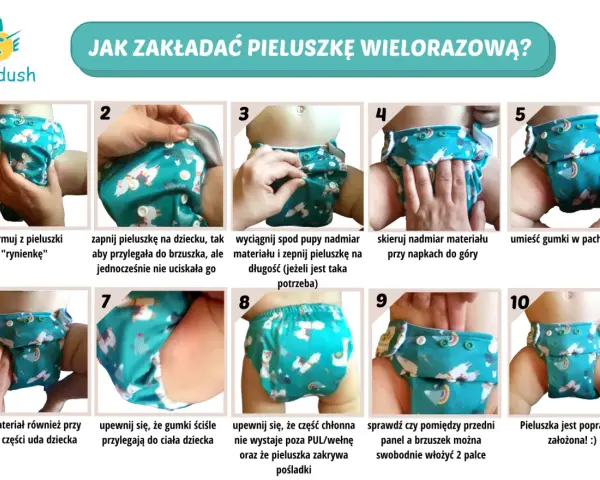 Jak założyć pieluchę tetrową? Kompletny przewodnik bez przecieków