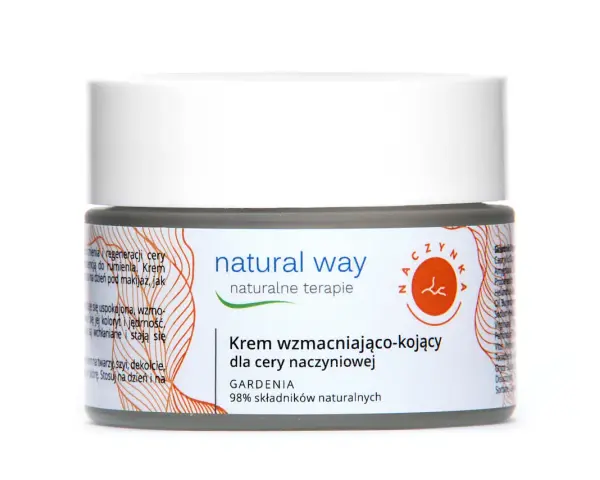 Natural Way Krem wzmacniająco-kojący dla cery naczynkowej. Idealny, gdy szukasz, jaki krem do cery naczynkowej wybrać.