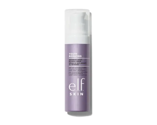Siero notturno e.l.f. SKIN con retinoidi, per una pelle giovane. Scopri cosa sono i retinoidi e i loro benefici.