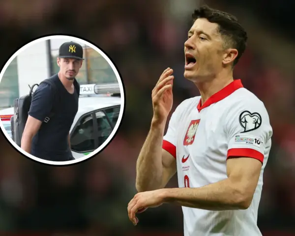 Robert Lewandowski i Piotr Zieliński, dwaj wybitni polscy piłkarze, w akcji.