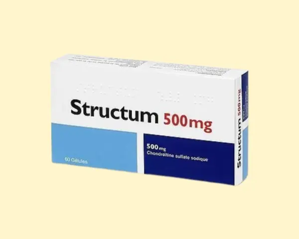 Pudełko leku Structum 500mg z 60 kapsułkami.