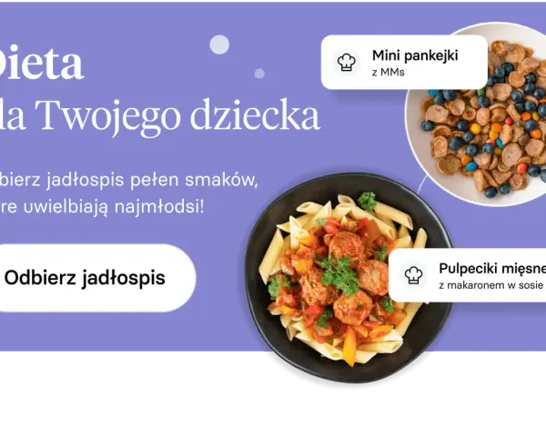Zdrowe posiłki dla dzieci: mini pankejki z borówkami i MMs, pulpeciki z makaronem. Odbierz jadłospis pełen smaków!