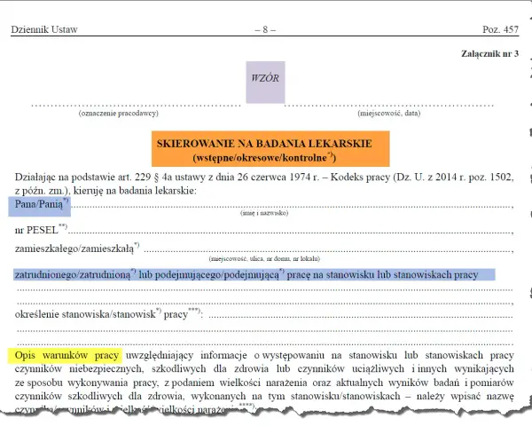 Badania medycyny pracy: Co ile? Zależy od stanowiska!