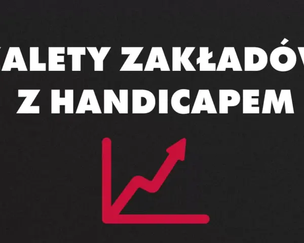 Zalety zakładów z handicapem inaczej: wzrost, zysk i strategia. Czerwona linia wykresu pnie się w górę.