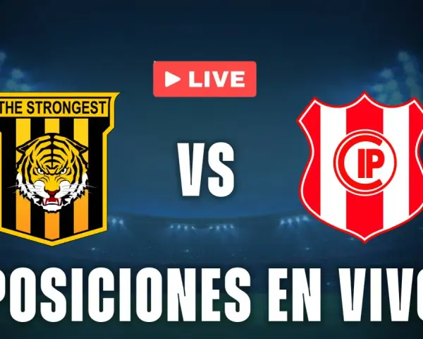 Posiciones en vivo: The Strongest vs. otro equipo.