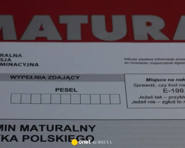 Błąd kardynalny na maturze? Na arkuszu z języka polskiego widać pole na PESEL i kod.