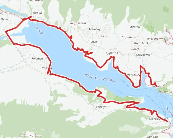 Trasa rowerowa wokół Jeziora Czorsztyńskiego, wzdłuż Dunajca. Velo Dunajec Zakliczyn zaprasza na malowniczą wycieczkę.