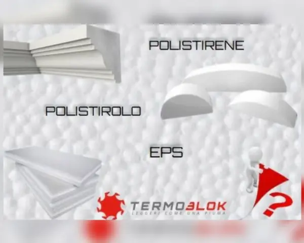 Polistirolo, polistirene, EPS: materiali leggeri con diverse densità polistirolo kg/m3. Termoblock, leggeri come una piuma.