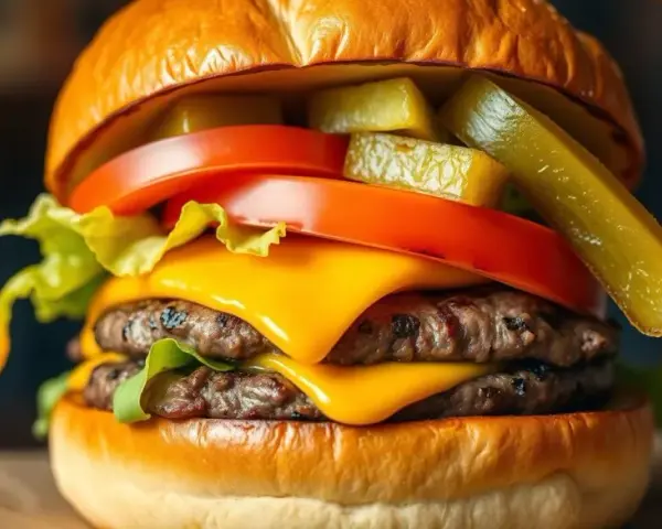 Ile kalorii ma burger? Od 250 do 1200 kcal sprawdź, jak to działa!