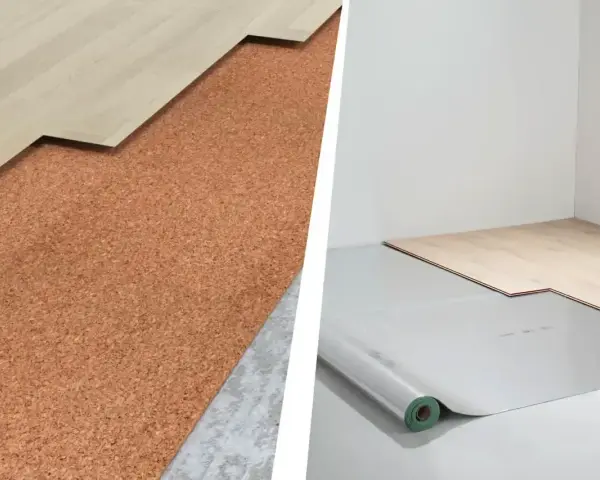 Dwa rodzaje podkładów pod panele laminowane: korek i folia. Wybór zależy od potrzeb.