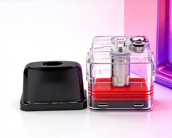 Componentes de un Vaporesso, listo para cambiar la resistencia.