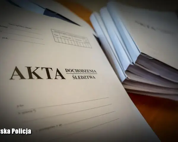 Akta dochodzenia śledztwa. Jak sprawdzić sygnaturę akt? Dokumenty Lubuskiej Policji.