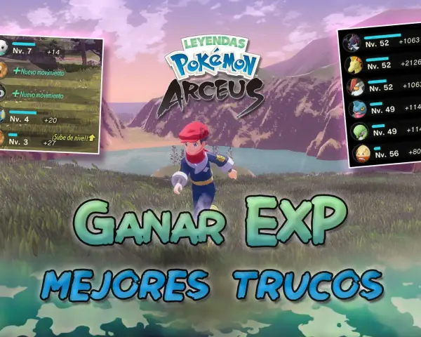Guía Pokémon Arceus: aprende a ganar EXP y descubre los mejores trucos para subir de nivel a tus Pokémon.