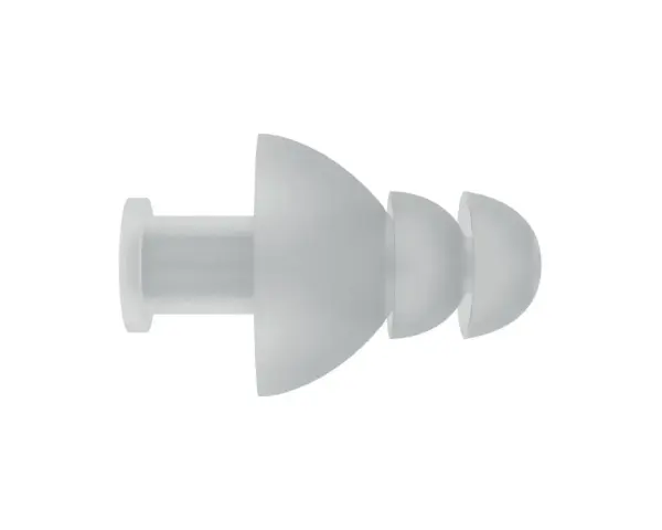 Bouchon d'oreille en silicone, conçu pour une sensation de confort et une protection auditive optimale.