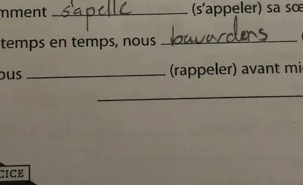 Ćwiczenie 10: Il vous rappeller avant midi. Pamiętaj o odmianie czasownika "rappeler".