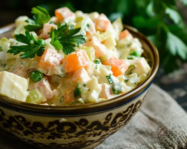 Ile kcal ma sałatka jarzynowa? Odkryj sekrety i wersje FIT!